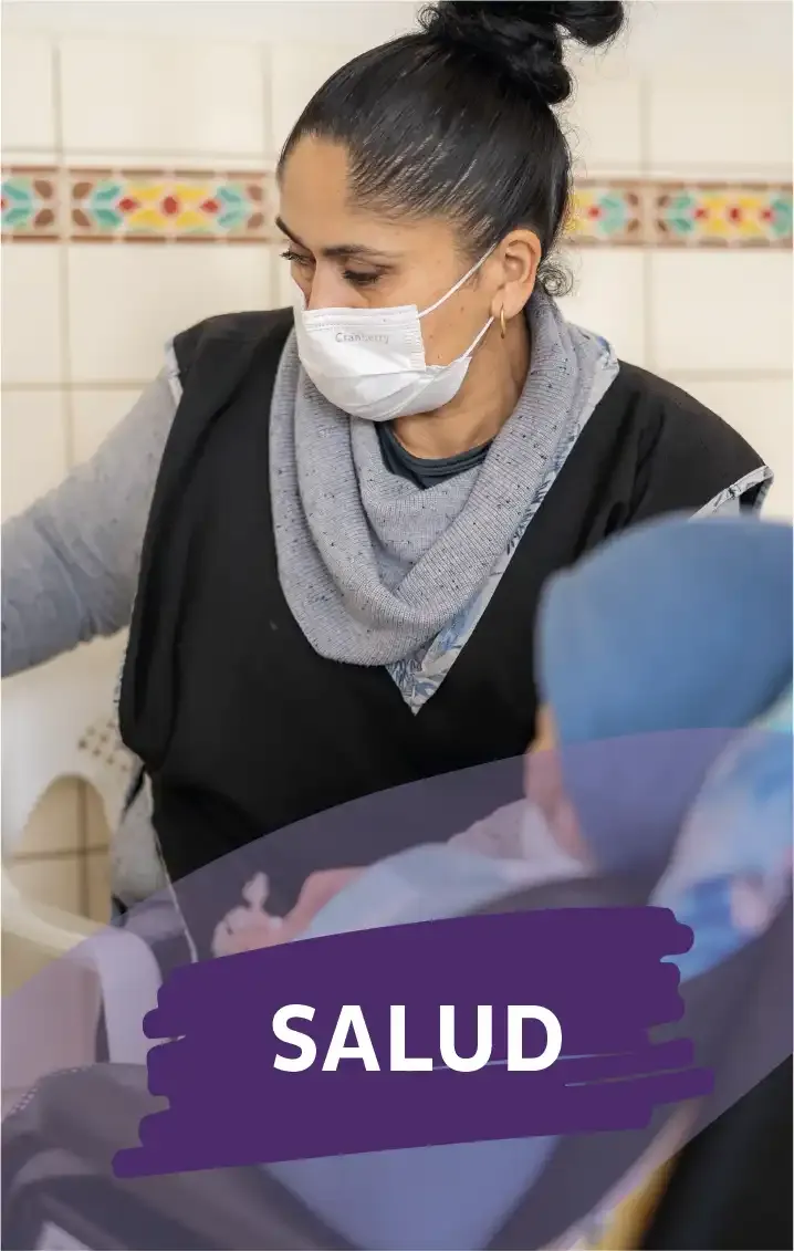 Botón de acceso a la sección Salud